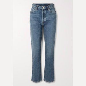 Good American Women's Good Boy High-Rise Jeans side slit